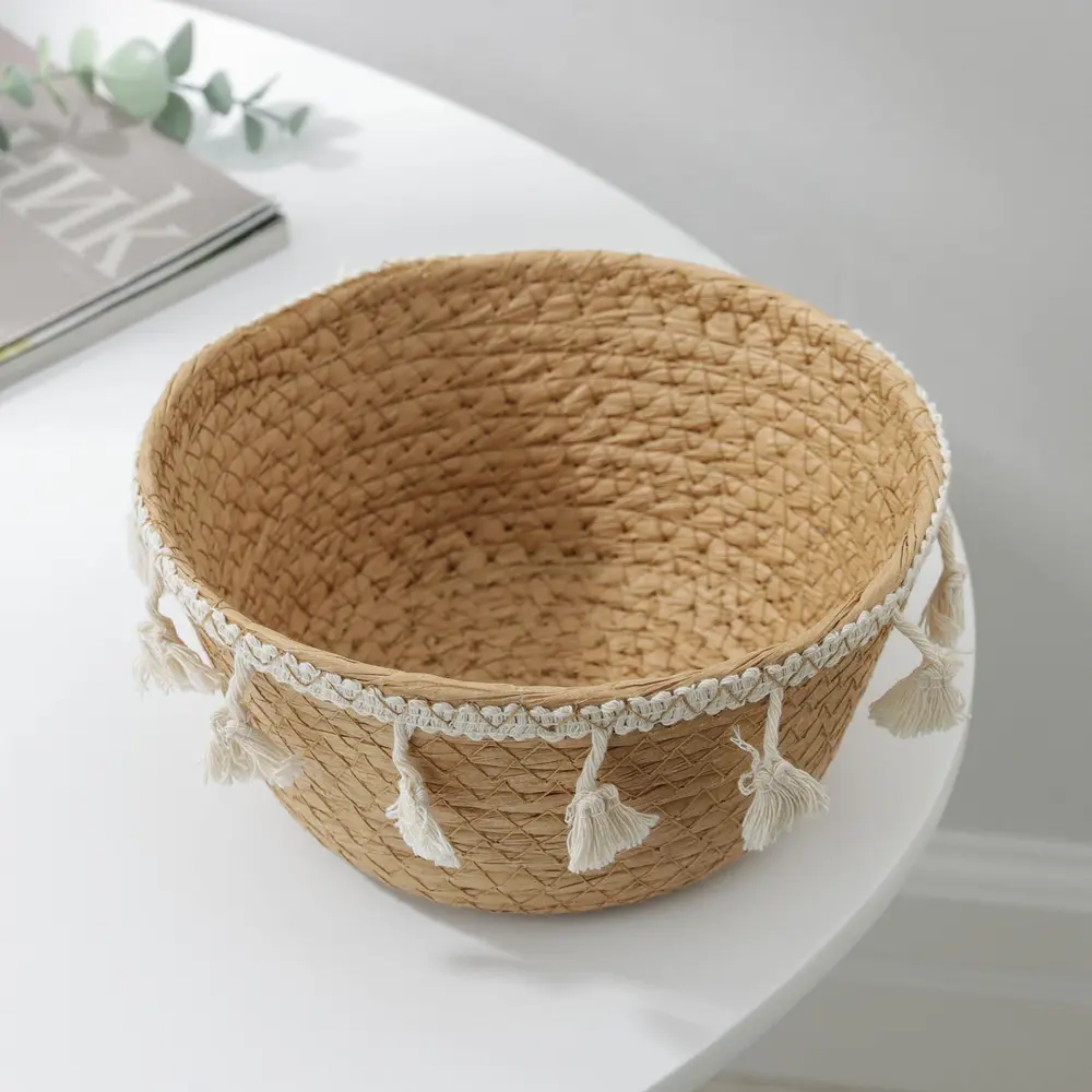 Фото 2 Корзина Доляна 18x8.5x18 см бумага цвет коричневый