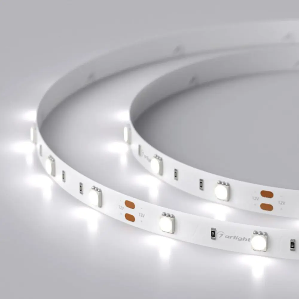 Фото 4 Светодиодная лента ARLIGHT 010595(B) SMD 5060 30 диод/6.20 Вт/м 12 В IP20 50 м холодный белый свет Фото 4 Светодиодная лента ARLIGHT 010595(B) SMD 5060 30 диод/6.20 Вт/м 12 В IP20 50 м холодный белый свет
