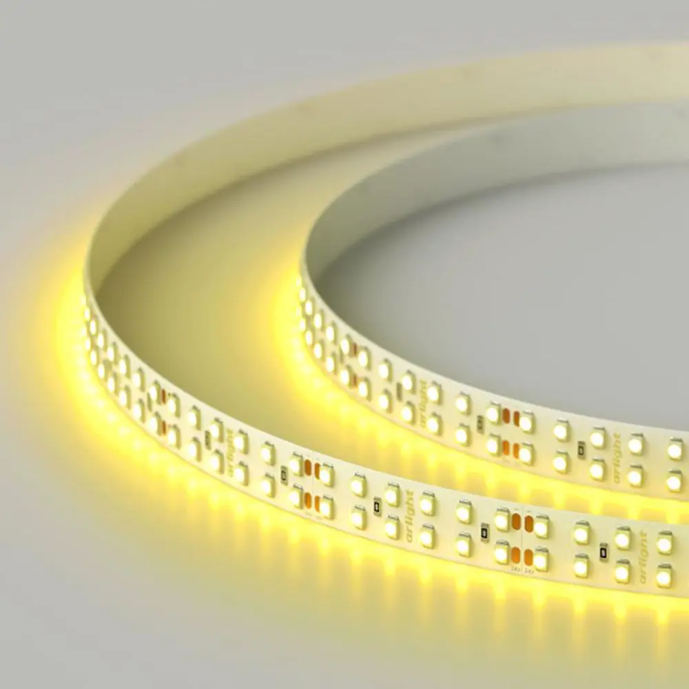 Фото 3 Светодиодная лента Arlight 008774 SMD 3528 240 диод/16 Вт/м 24 В IP20 5 м желтый свет Фото 3 Светодиодная лента Arlight 008774 SMD 3528 240 диод/16 Вт/м 24 В IP20 5 м желтый свет