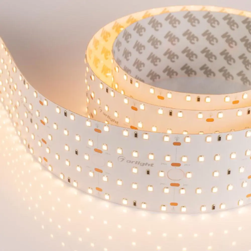 Фото 3 Светодиодная лента Arlight 023407 SMD 2835 420 диод/30 Вт/м 24 В IP20 2.5 м теплый белый свет Фото 3 Светодиодная лента Arlight 023407 SMD 2835 420 диод/30 Вт/м 24 В IP20 2.5 м теплый белый свет
