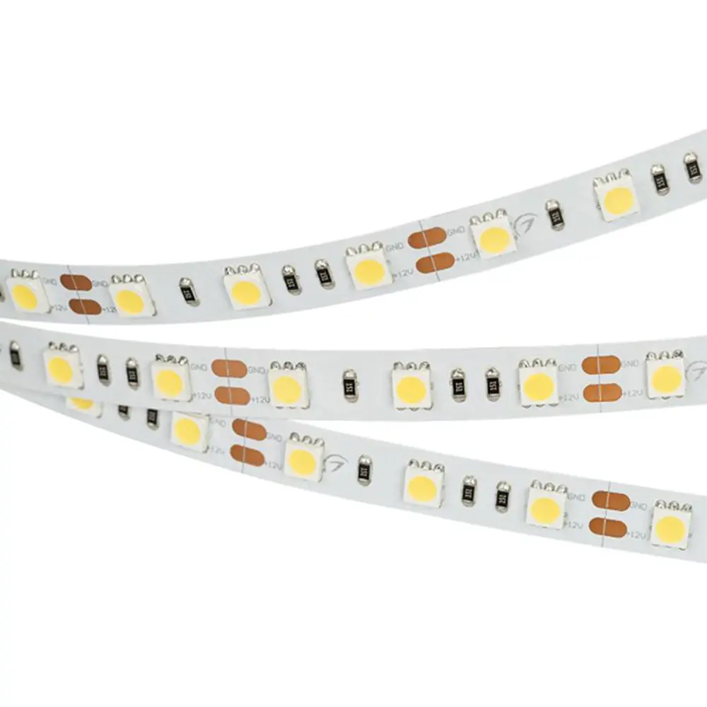 Фото Светодиодная лента Arlight 012339 2 SMD 5060 60 диод/12 Вт/м 12 В IP20 5 м холодный белый свет Фото Светодиодная лента Arlight 012339 2 SMD 5060 60 диод/12 Вт/м 12 В IP20 5 м холодный белый свет