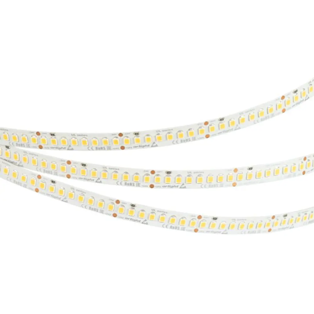Фото Светодиодная лента Arlight 037222 SMD 2835 200 диод/19 Вт/м 24 В IP20 5 м теплый белый свет Фото Светодиодная лента Arlight 037222 SMD 2835 200 диод/19 Вт/м 24 В IP20 5 м теплый белый свет