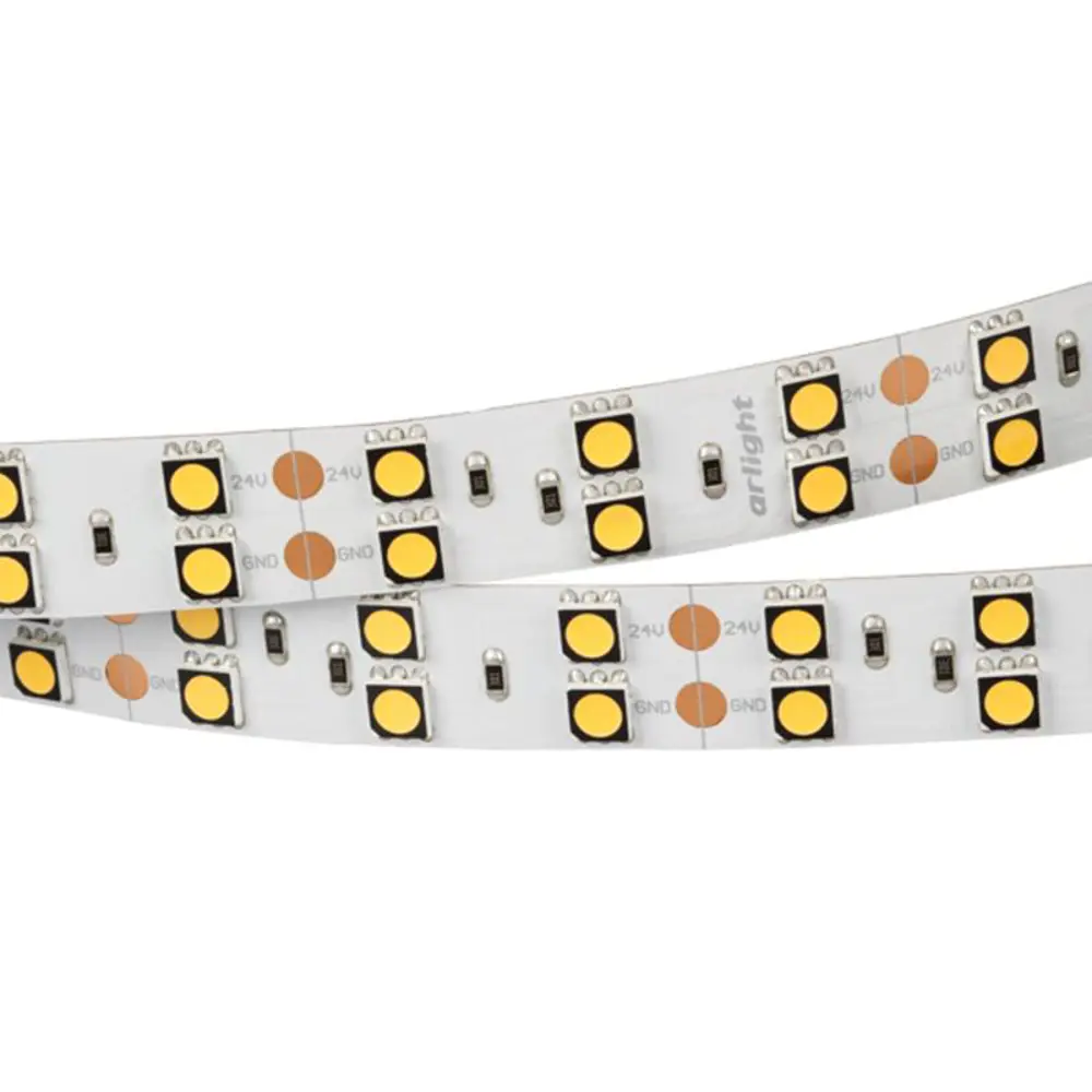 Фото Светодиодная лента Arlight 021469 2 SMD 5060 120 диод/24 Вт/м 24 В IP20 5 м нейтральный белый свет Фото Светодиодная лента Arlight 021469 2 SMD 5060 120 диод/24 Вт/м 24 В IP20 5 м нейтральный белый свет