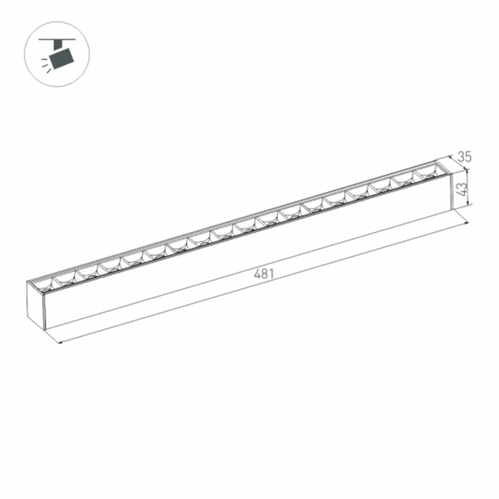 Фото 4 Трековый светильник ARLIGHT 032648 светодиодный 18 Вт цвет черный Фото 4 Трековый светильник ARLIGHT 032648 светодиодный 18 Вт цвет черный