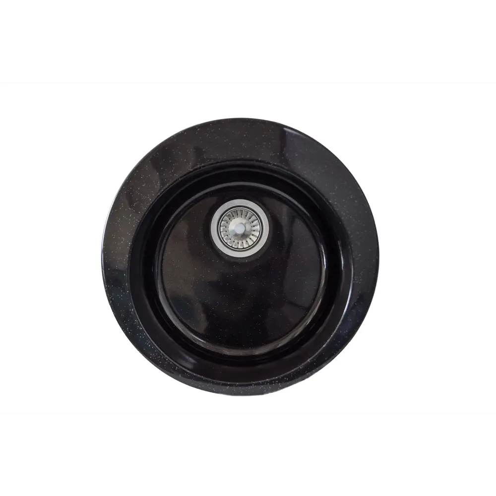 Фото Мойка под столешницу Trofimov TGS-01 49.50x49.50 см глубина 18.50 см искусственный камень цвет черный Фото Мойка под столешницу Trofimov TGS-01 49.50x49.50 см глубина 18.50 см искусственный камень цвет черный