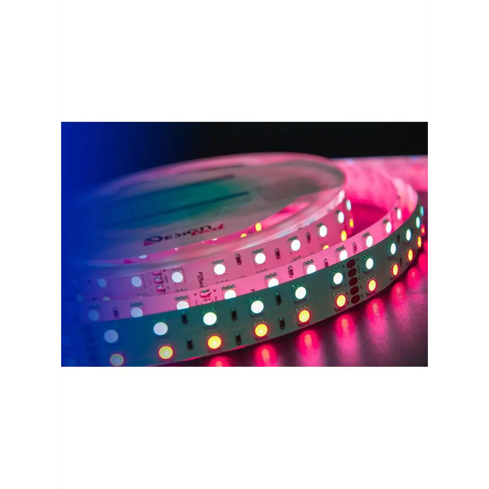 Фото Светодиодная лента DESIGNLED DSG5120-24-RGB+W-33 120 диод/28.8 Вт/м 24 В IP33 5 м изменение цвета RGB свет Фото Светодиодная лента DESIGNLED DSG5120-24-RGB+W-33 120 диод/28.8 Вт/м 24 В IP33 5 м изменение цвета RGB свет