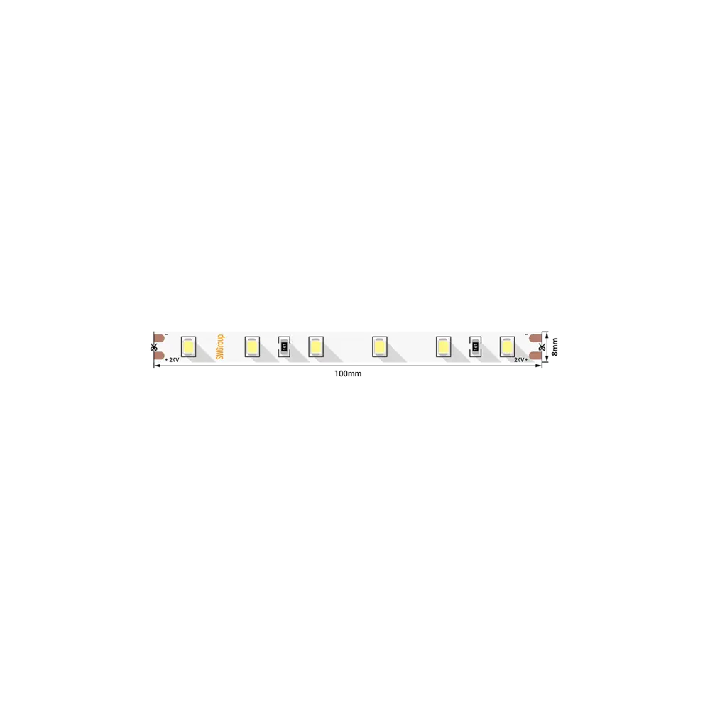 Фото 6 Светодиодная лента SWG PRO SWG2P60-24-4.8-W 60 диод/4.8 Вт/м 24 В IP20 5 м холодный белый свет Фото 6 Светодиодная лента SWG PRO SWG2P60-24-4.8-W 60 диод/4.8 Вт/м 24 В IP20 5 м холодный белый свет