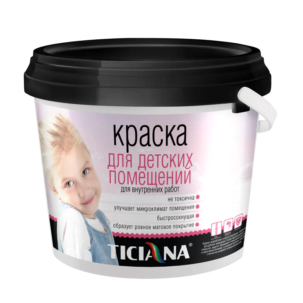 Фото Краска для внутренних работ TICIANA 4300000422 цвет белый 2.5 л Фото Краска для внутренних работ TICIANA 4300000422 цвет белый 2.5 л