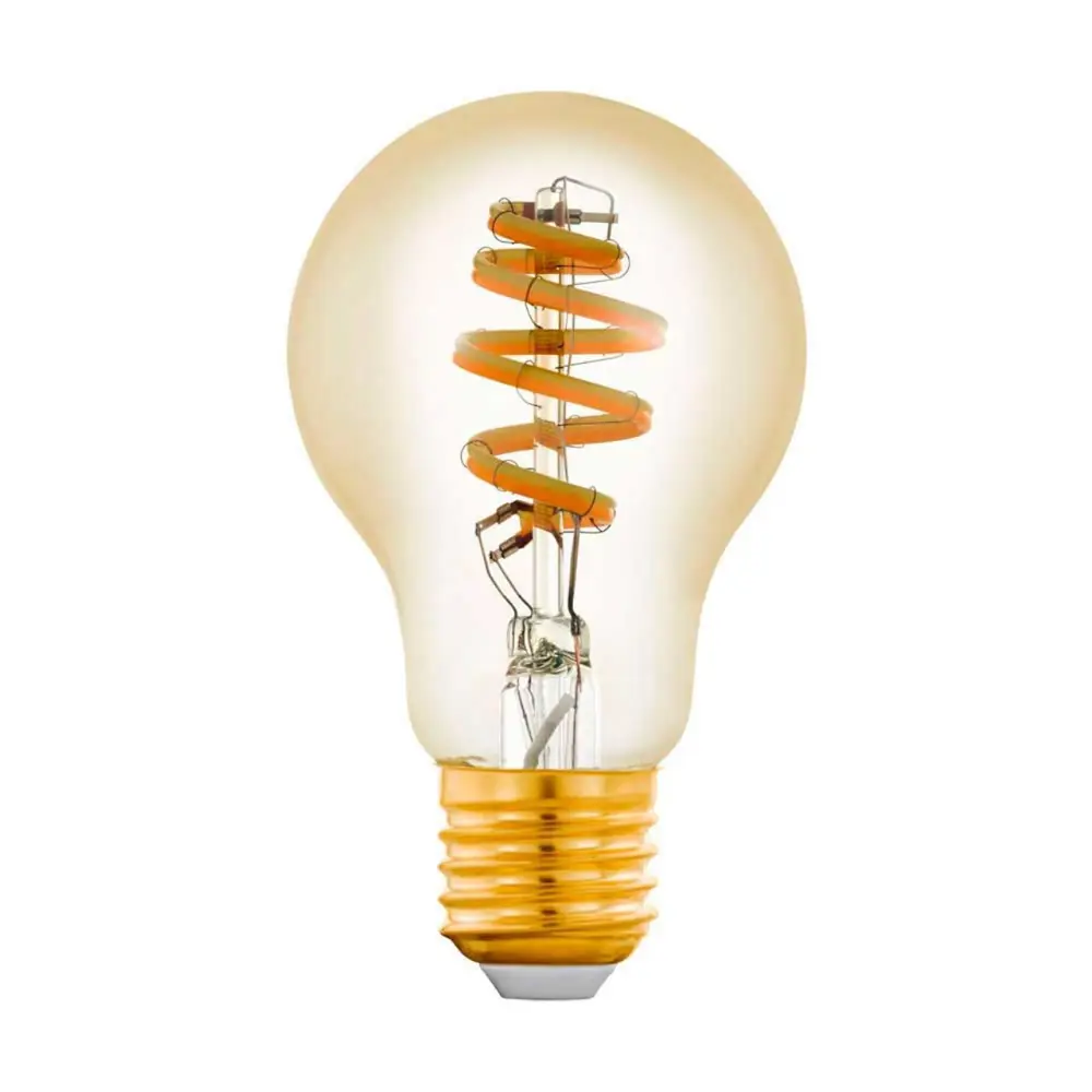 Фото Лампа светодиодная EGLO 12578 LM_LED_E27 E27 220 В 5.50 Вт круг золотистая 400 Лм теплый белый свет Фото Лампа светодиодная EGLO 12578 LM_LED_E27 E27 220 В 5.50 Вт круг золотистая 400 Лм теплый белый свет