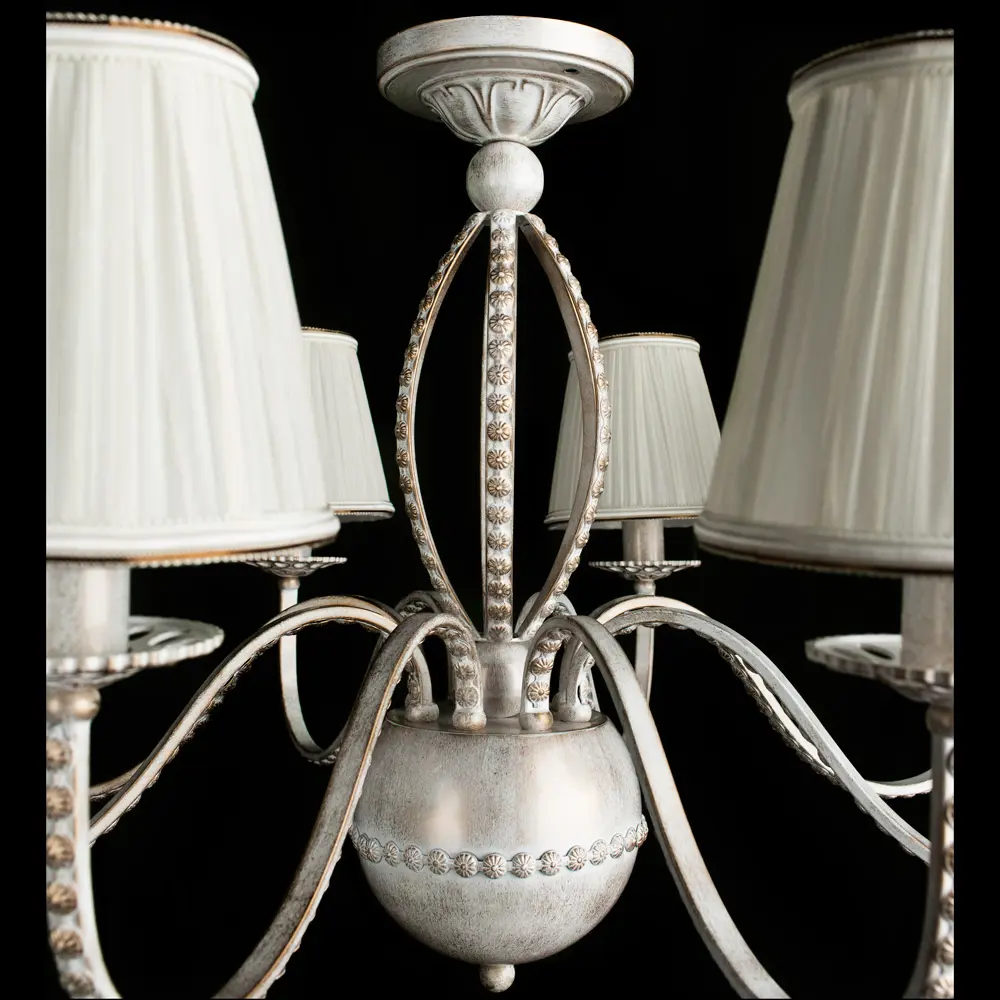 Фото 3 Люстра потолочная ARTE LAMP A2046LM-8WG A2046LM-8WG 8 ламп 21 м² цвет белый Фото 3 Люстра потолочная ARTE LAMP A2046LM-8WG A2046LM-8WG 8 ламп 21 м² цвет белый