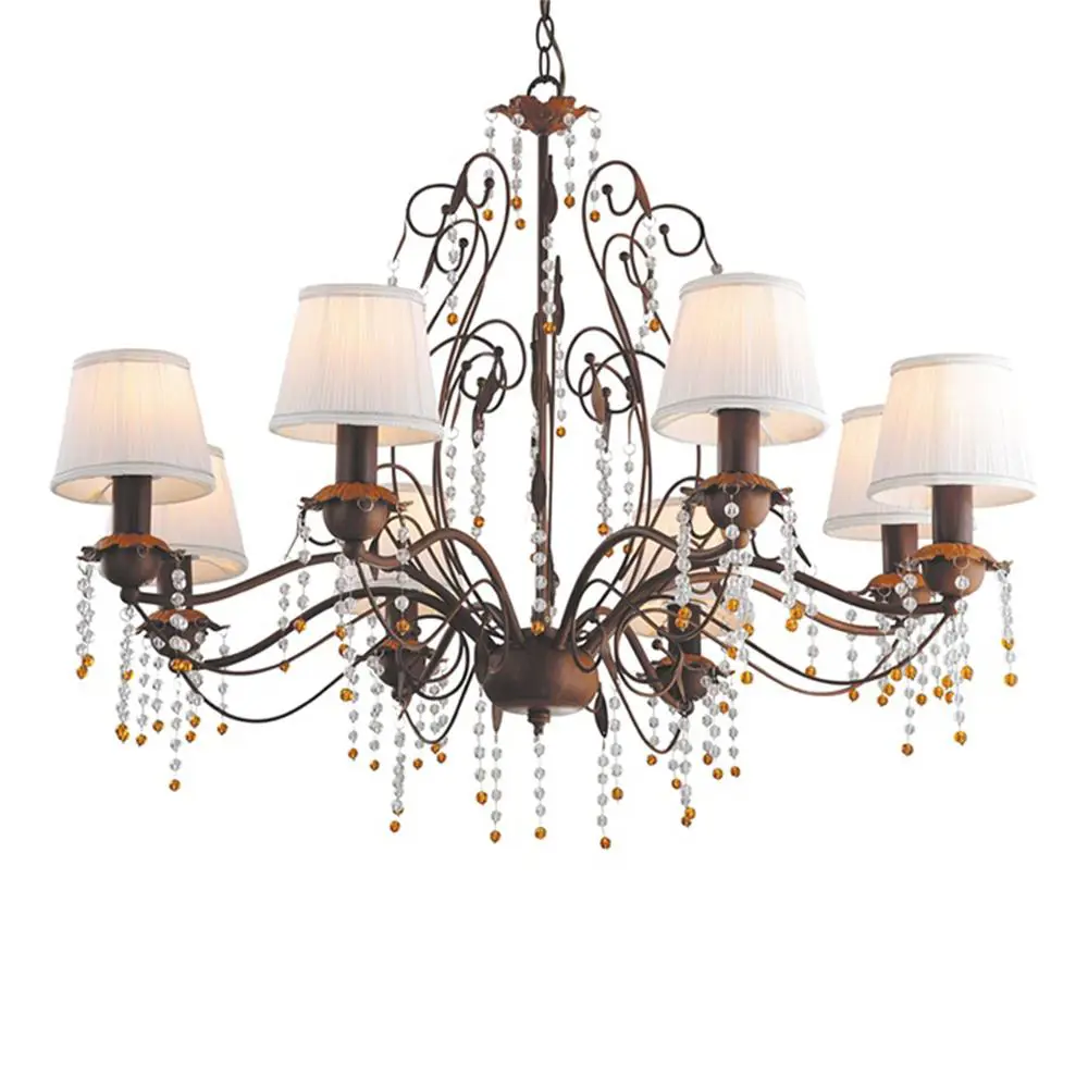 Фото 2 Люстра потолочная ARTE LAMP A9468LM-8BR A9468LM-8BR 8 ламп 12 м² цвет коричневый Фото 2 Люстра потолочная ARTE LAMP A9468LM-8BR A9468LM-8BR 8 ламп 12 м² цвет коричневый