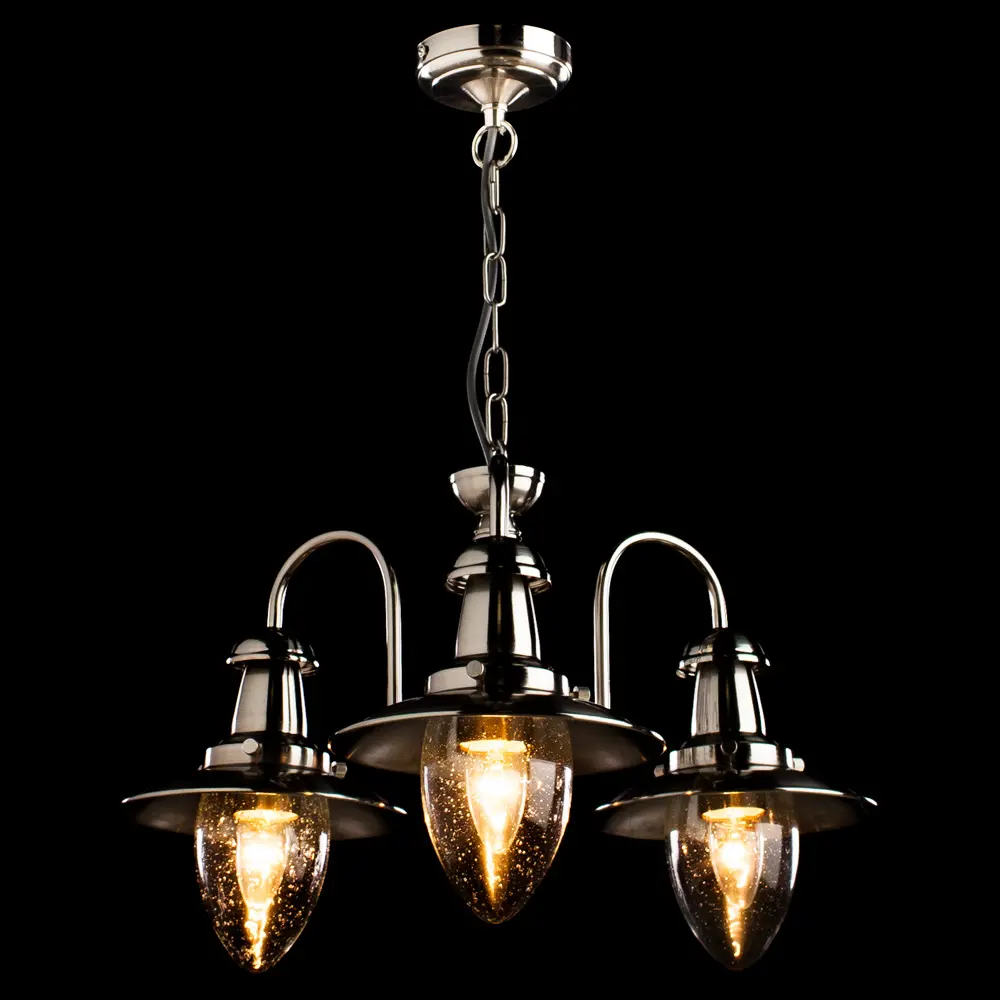 Фото 2 Люстра потолочная ARTE LAMP A5518LM-3SS A5518LM-3SS 3 лампы 7 м² цвет хром Фото 2 Люстра потолочная ARTE LAMP A5518LM-3SS A5518LM-3SS 3 лампы 7 м² цвет хром