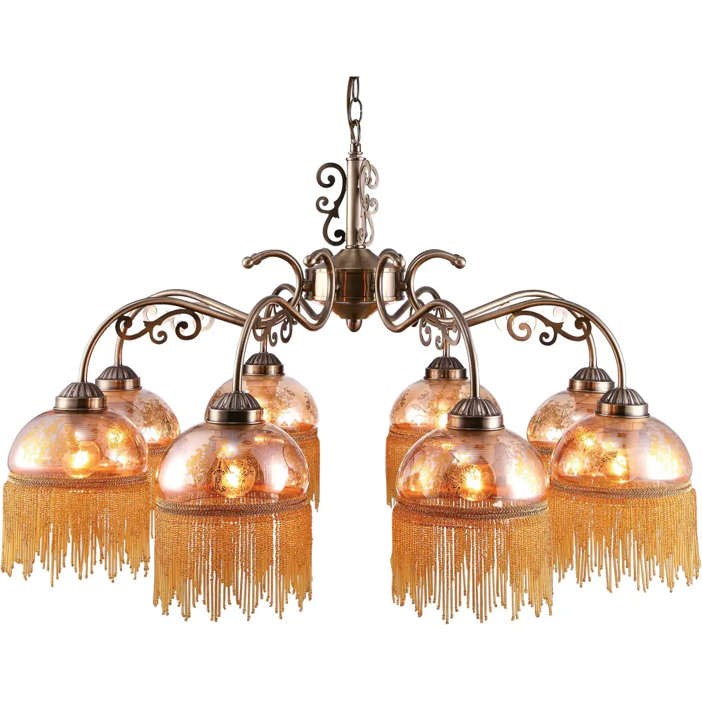 Фото Люстра потолочная ARTE LAMP A9560LM-8AB A9560LM-8AB 8 ламп 12 м² цвет бронза Фото Люстра потолочная ARTE LAMP A9560LM-8AB A9560LM-8AB 8 ламп 12 м² цвет бронза