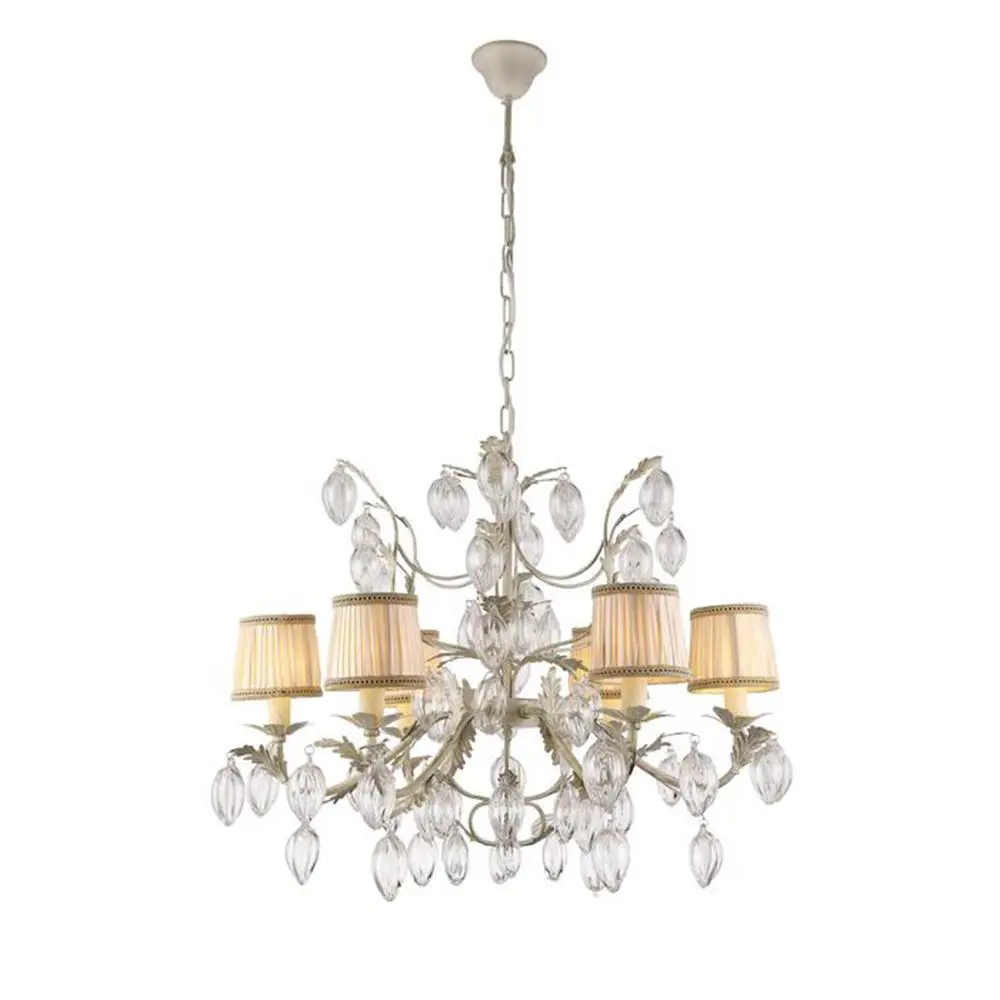 Фото 2 Люстра потолочная ARTE LAMP A1871LM-6WG A1871LM-6WG 6 ламп 9 м² цвет белый