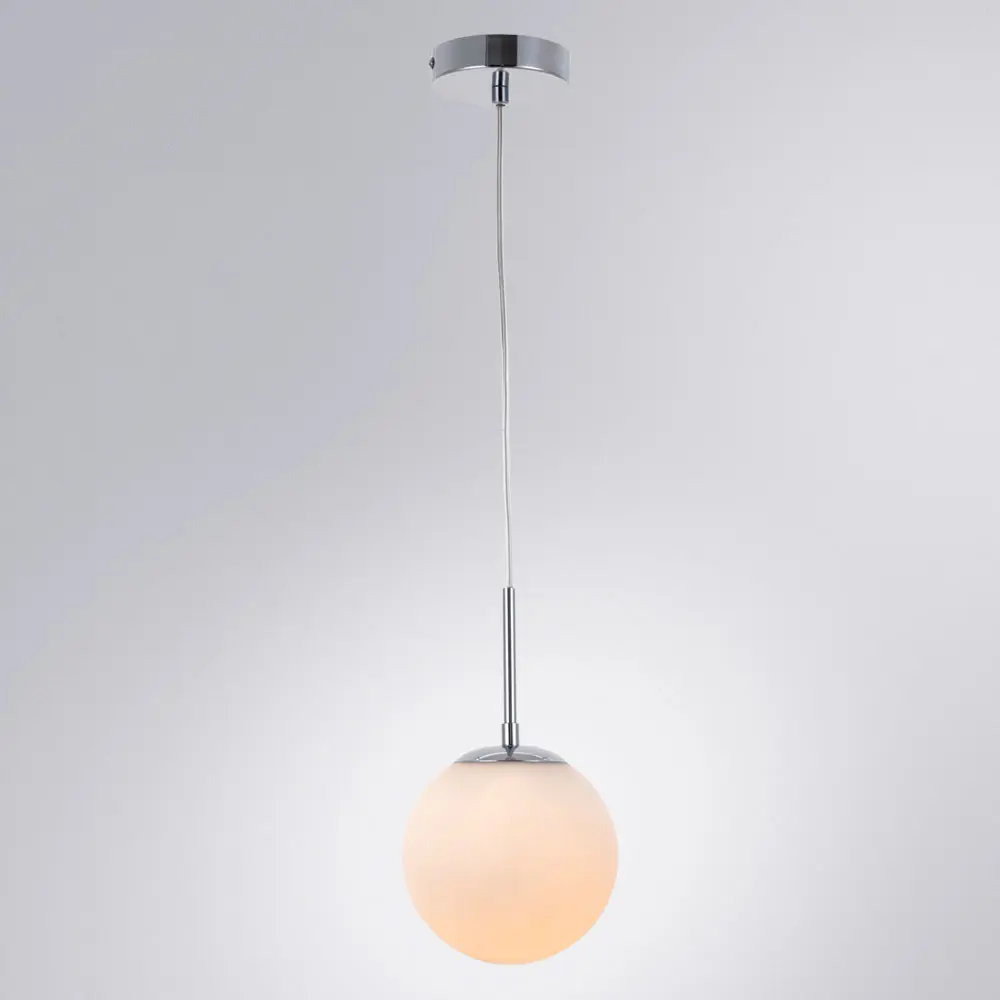 Фото 2 Люстра потолочная ARTE LAMP A1565SP-1CC A1565SP-1CC 1 лампа 1 м² цвет хром Фото 2 Люстра потолочная ARTE LAMP A1565SP-1CC A1565SP-1CC 1 лампа 1 м² цвет хром