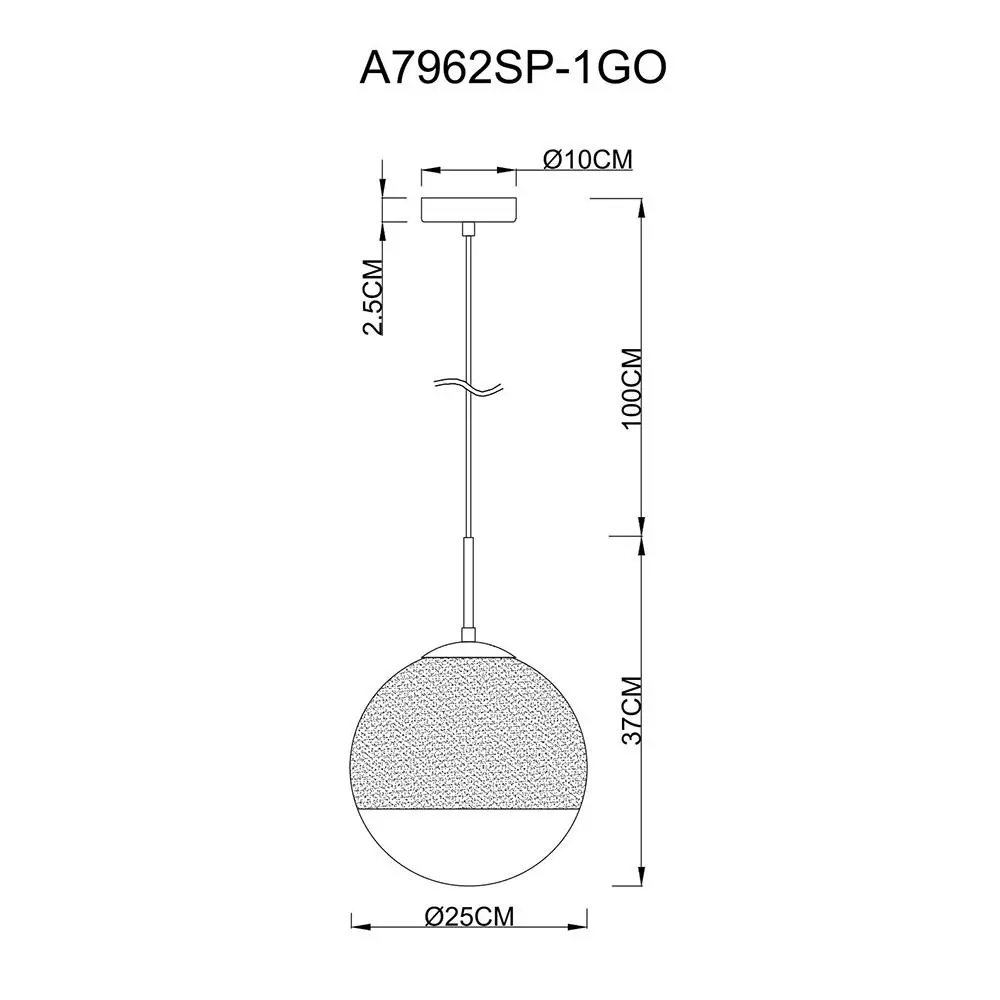 Фото 3 Люстра потолочная ARTE LAMP A7962SP-1GO A7962SP-1GO 1 лампа 2 м² цвет золото
