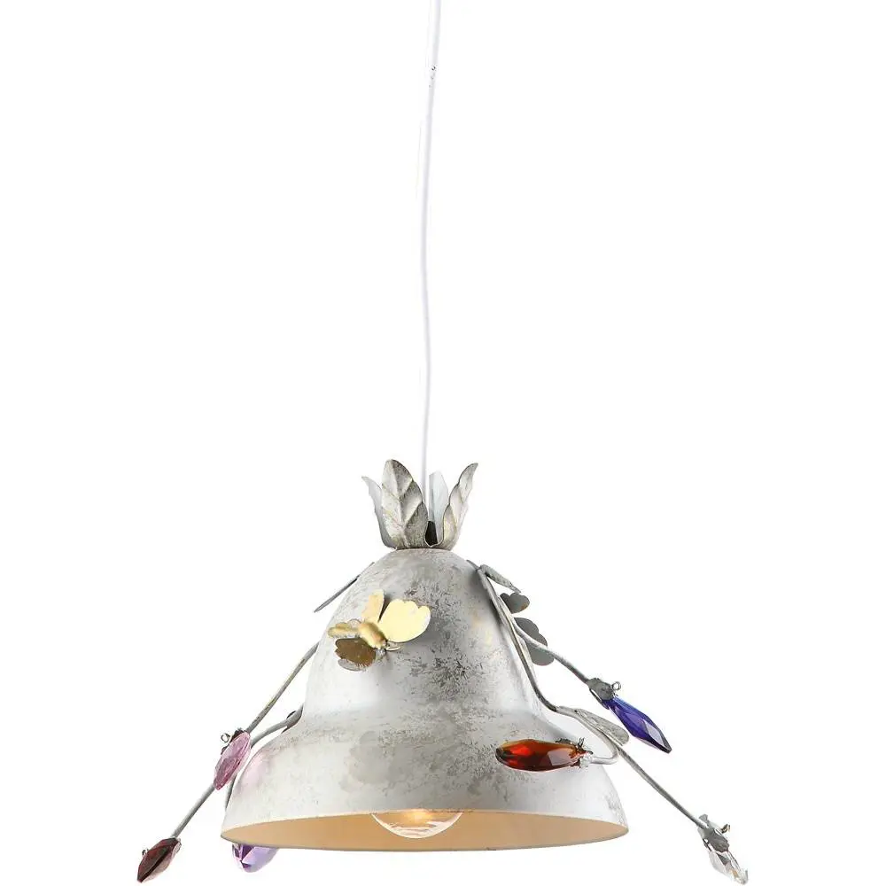 Фото Люстра потолочная ARTE LAMP A1797SP-1WG A1797SP-1WG 1 лампа 2 м² цвет белый Фото Люстра потолочная ARTE LAMP A1797SP-1WG A1797SP-1WG 1 лампа 2 м² цвет белый