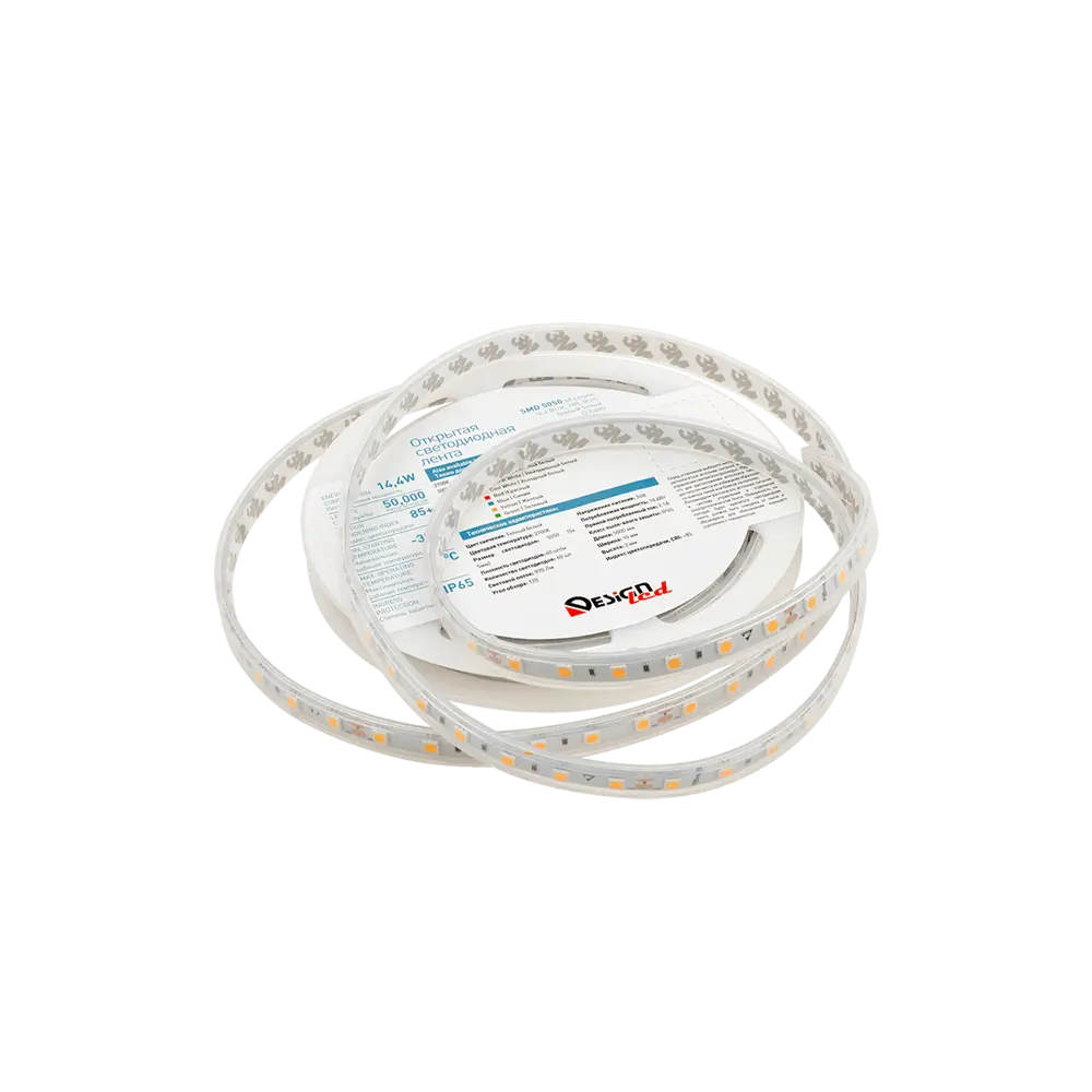 Фото Светодиодная лента DESIGNLED DSG560-24-WW-65 60 диод/14.4 Вт/м 24 В IP65 5 м теплый белый свет Фото Светодиодная лента DESIGNLED DSG560-24-WW-65 60 диод/14.4 Вт/м 24 В IP65 5 м теплый белый свет