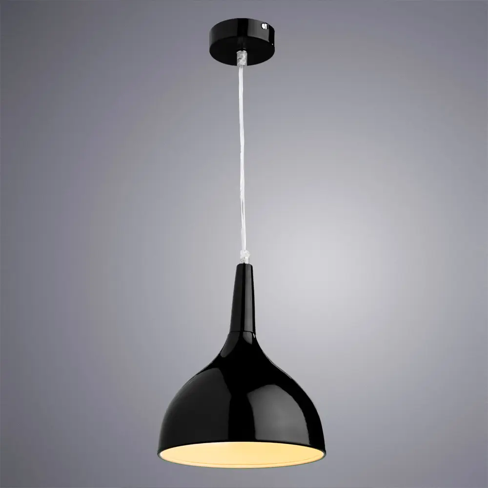 Фото 2 Люстра потолочная ARTE LAMP A9077SP-1BK A9077SP-1BK 1 лампа 2 м² цвет черный Фото 2 Люстра потолочная ARTE LAMP A9077SP-1BK A9077SP-1BK 1 лампа 2 м² цвет черный