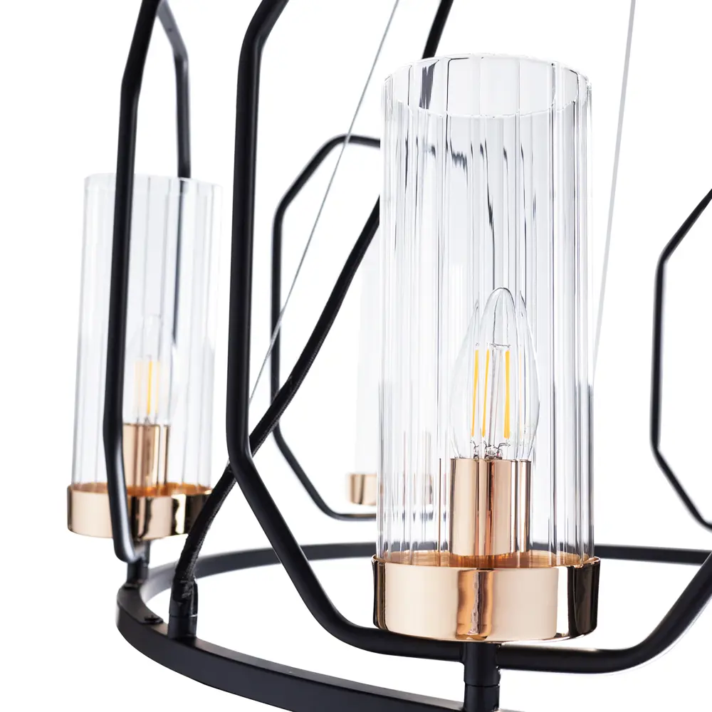 Фото 3 Люстра потолочная ARTE LAMP A7004SP-6BK A7004SP-6BK 6 ламп 15 м² цвет черный