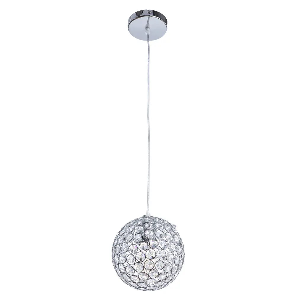Фото Люстра потолочная ARTE LAMP A1824SP-1CC A1824SP-1CC 1 лампа 2 м² цвет хром Фото Люстра потолочная ARTE LAMP A1824SP-1CC A1824SP-1CC 1 лампа 2 м² цвет хром