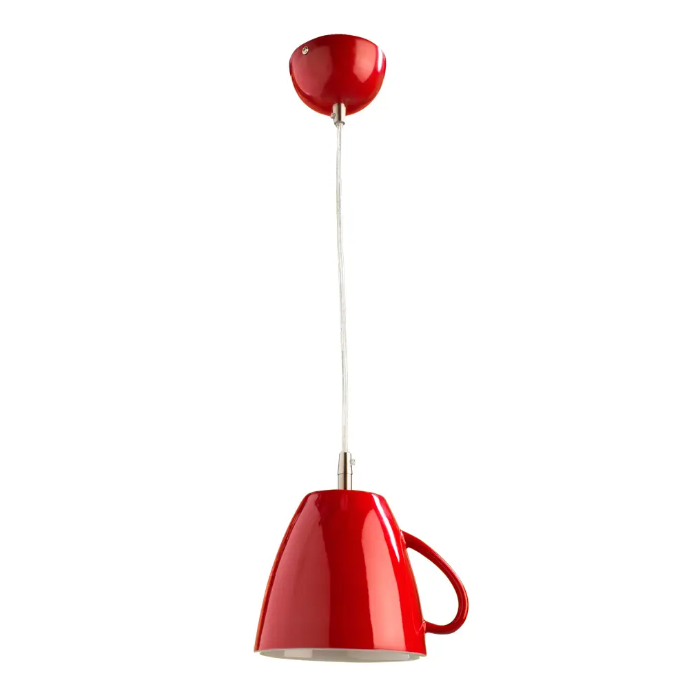 Фото Люстра потолочная ARTE LAMP A6605SP-1RD A6605SP-1RD 1 лампа 2 м² цвет красный Фото Люстра потолочная ARTE LAMP A6605SP-1RD A6605SP-1RD 1 лампа 2 м² цвет красный