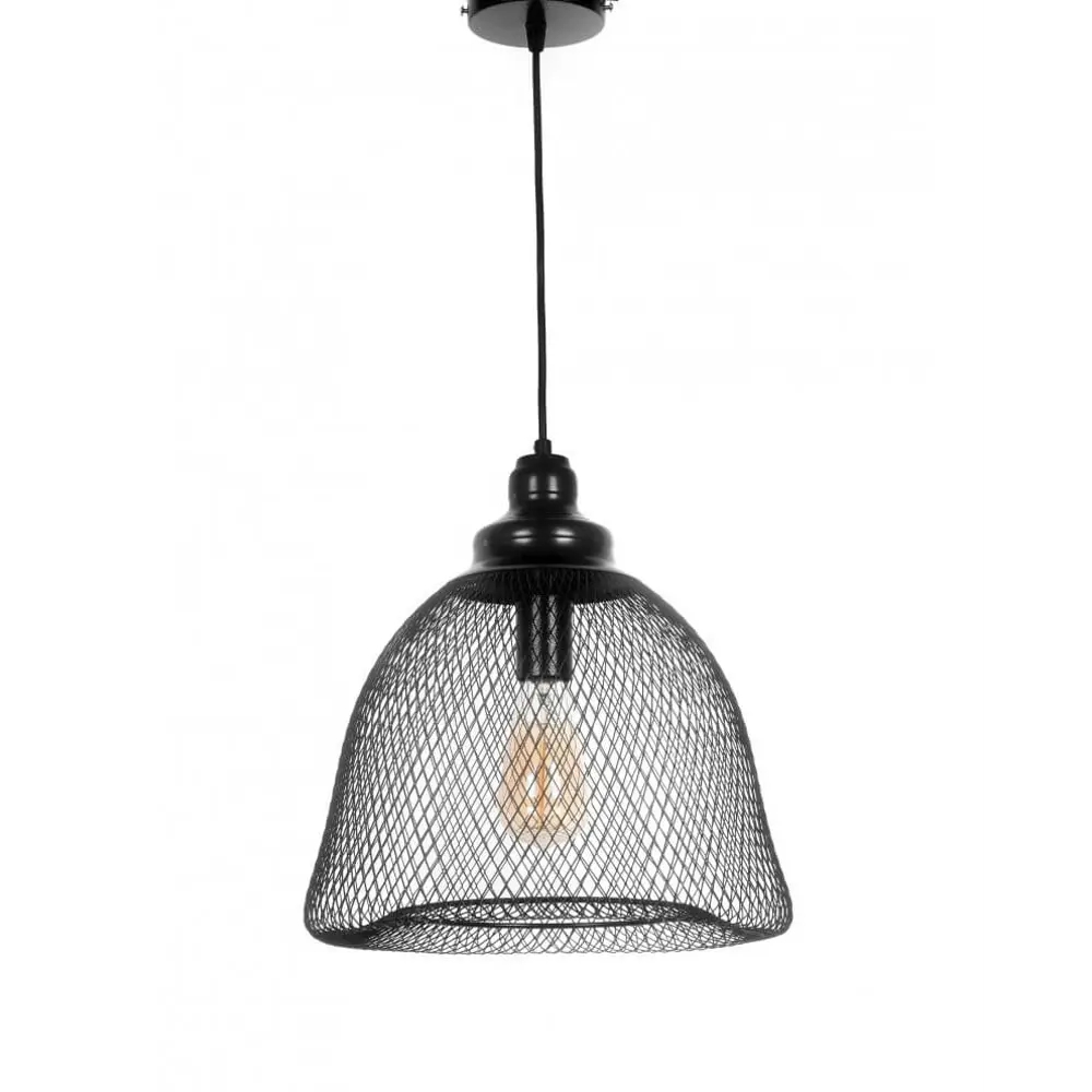 Фото Светильник подвесной LUMINA DECO Hilston LDP 016-L BK 1 лампа 3 м² цвет черный Фото Светильник подвесной LUMINA DECO Hilston LDP 016-L BK 1 лампа 3 м² цвет черный