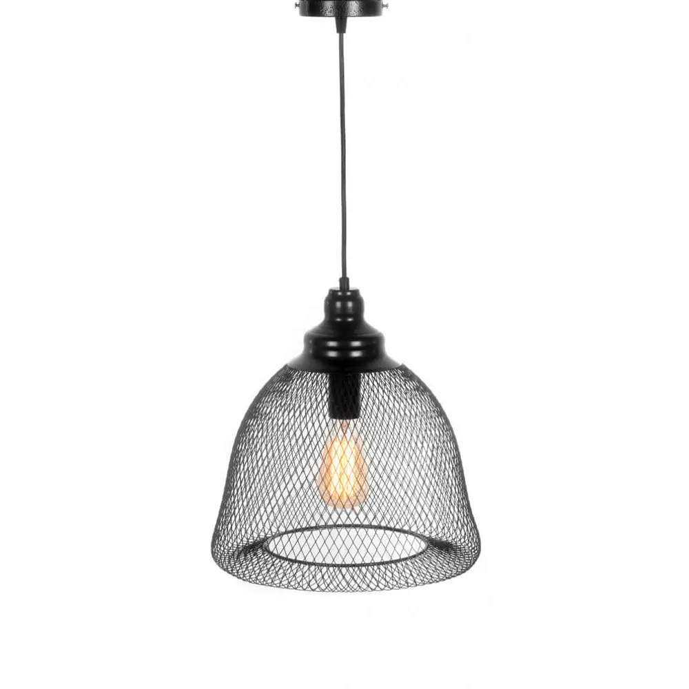 Фото 2 Светильник подвесной LUMINA DECO Hilston LDP 016-L BK 1 лампа 3 м² цвет черный Фото 2 Светильник подвесной LUMINA DECO Hilston LDP 016-L BK 1 лампа 3 м² цвет черный