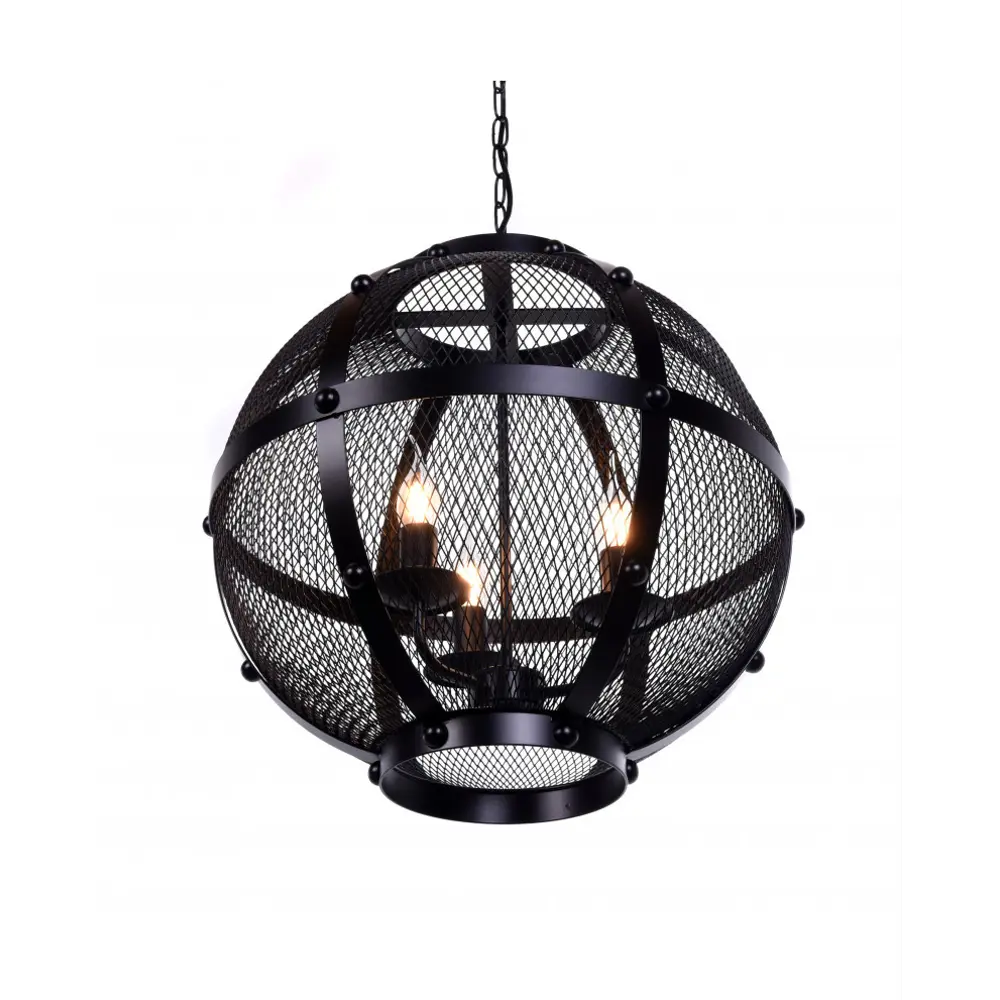 Фото 3 Светильник подвесной LUMINA DECO Cavaro LDP 042-L 3 лампы 9 м² цвет черный Фото 3 Светильник подвесной LUMINA DECO Cavaro LDP 042-L 3 лампы 9 м² цвет черный
