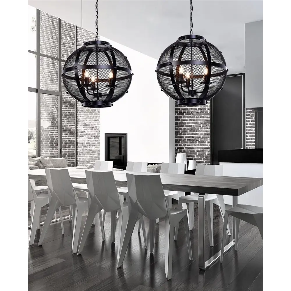 Фото 6 Светильник подвесной LUMINA DECO Cavaro LDP 042-L 3 лампы 9 м² цвет черный Фото 6 Светильник подвесной LUMINA DECO Cavaro LDP 042-L 3 лампы 9 м² цвет черный