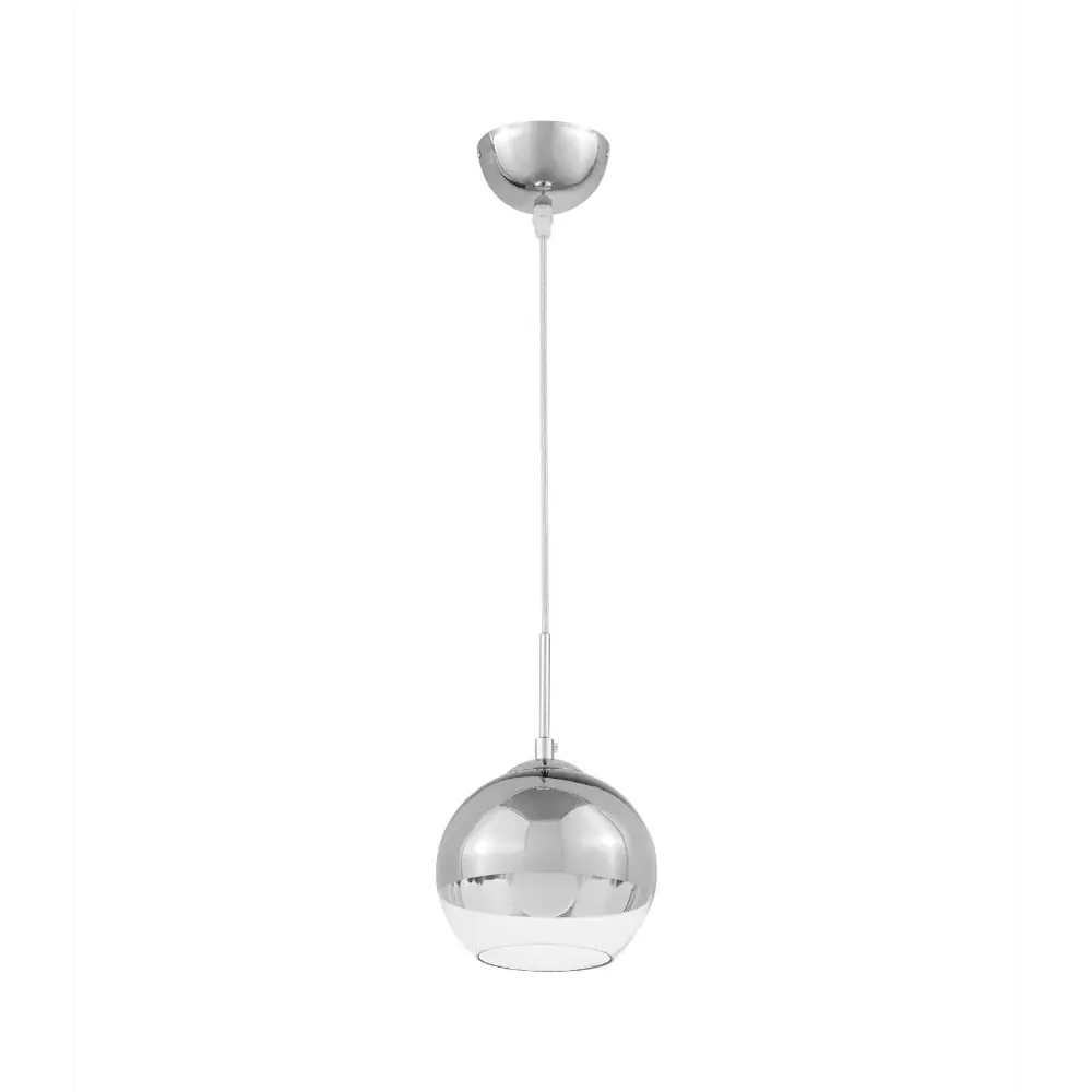 Фото 3 Светильник подвесной LUMINA DECO Veroni LDP 1029-150 CHR 1 лампа 3 м² цвет хром Фото 3 Светильник подвесной LUMINA DECO Veroni LDP 1029-150 CHR 1 лампа 3 м² цвет хром