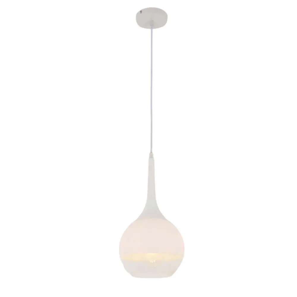 Фото 2 Светильник подвесной LUMINA DECO Frudo LDP 11003-1 WT 1 лампа 3 м² цвет белый Фото 2 Светильник подвесной LUMINA DECO Frudo LDP 11003-1 WT 1 лампа 3 м² цвет белый