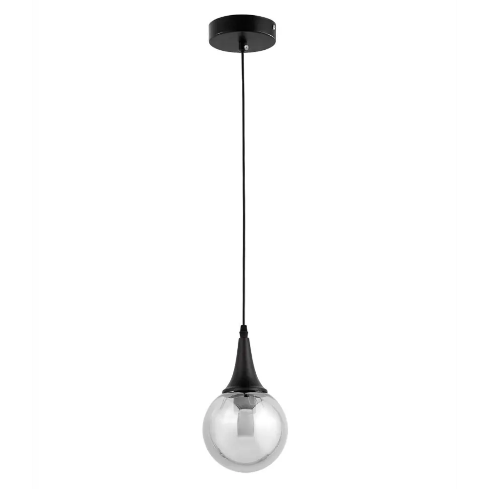 Фото Светильник подвесной LUMINA DECO Rocherro LDP 11191-1 BK 1 лампа 3 м² цвет черный Фото Светильник подвесной LUMINA DECO Rocherro LDP 11191-1 BK 1 лампа 3 м² цвет черный