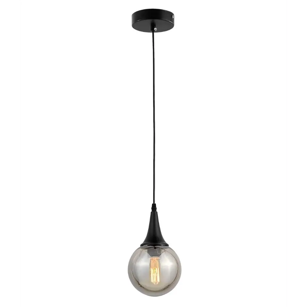 Фото 2 Светильник подвесной LUMINA DECO Rocherro LDP 11191-1 BK 1 лампа 3 м² цвет черный Фото 2 Светильник подвесной LUMINA DECO Rocherro LDP 11191-1 BK 1 лампа 3 м² цвет черный