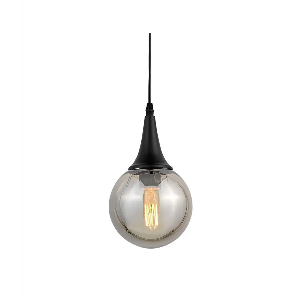 Фото 4 Светильник подвесной LUMINA DECO Rocherro LDP 11191-1 BK 1 лампа 3 м² цвет черный Фото 4 Светильник подвесной LUMINA DECO Rocherro LDP 11191-1 BK 1 лампа 3 м² цвет черный