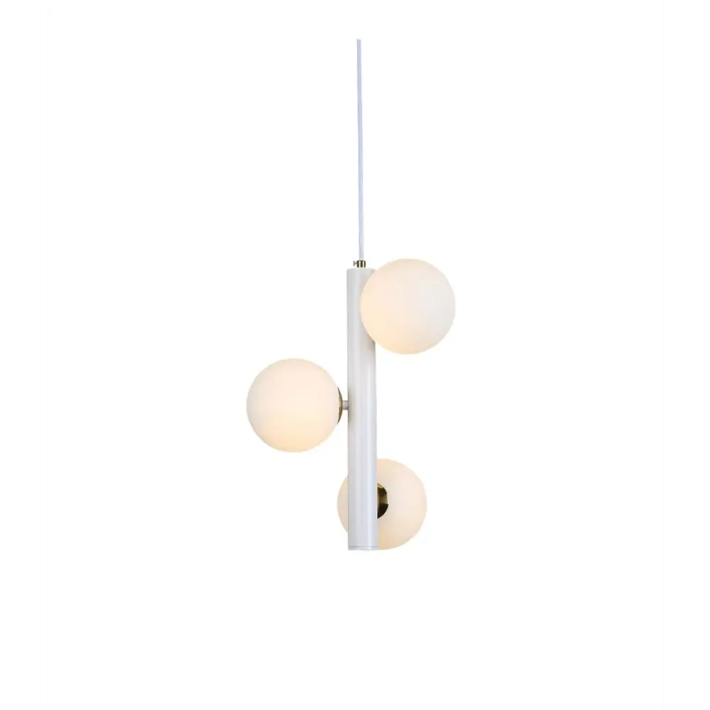 Фото Светильник подвесной LUMINA DECO Berica LDP 6031-3 WT+MD 3 лампы 9 м² цвет белый Фото Светильник подвесной LUMINA DECO Berica LDP 6031-3 WT+MD 3 лампы 9 м² цвет белый
