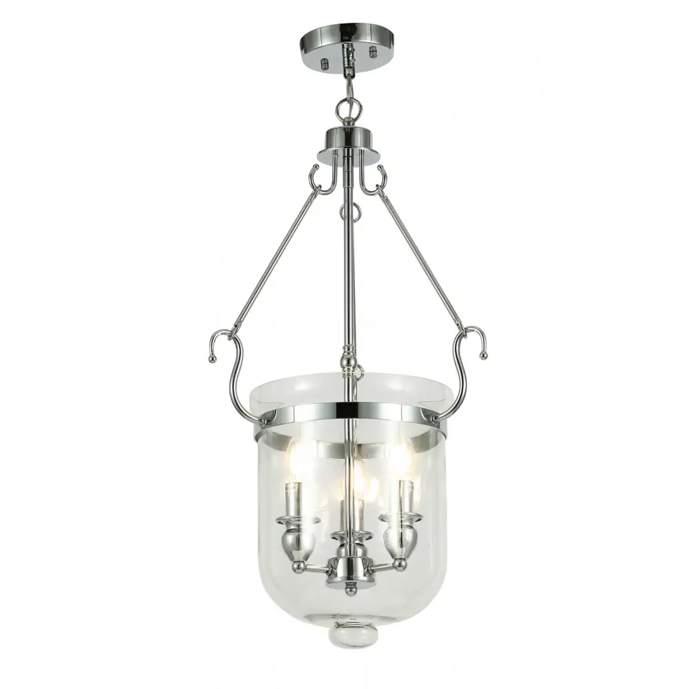 Фото Светильник подвесной LUMINA DECO Leo LDP 6116-3 CHR 3 лампы 9 м² цвет хром Фото Светильник подвесной LUMINA DECO Leo LDP 6116-3 CHR 3 лампы 9 м² цвет хром