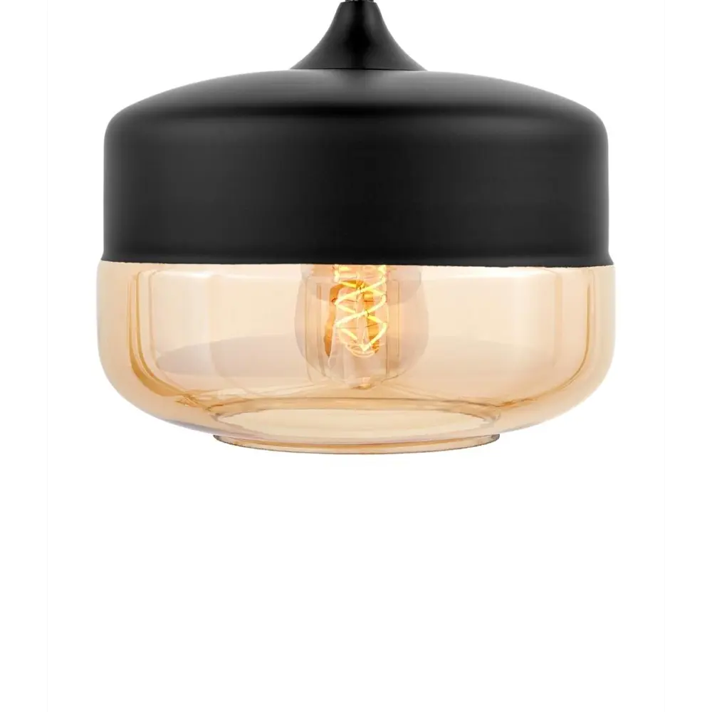 Фото 2 Светильник подвесной LUMINA DECO Barlet LDP 6808 BK+TEA 1 лампа 3 м² цвет черный Фото 2 Светильник подвесной LUMINA DECO Barlet LDP 6808 BK+TEA 1 лампа 3 м² цвет черный