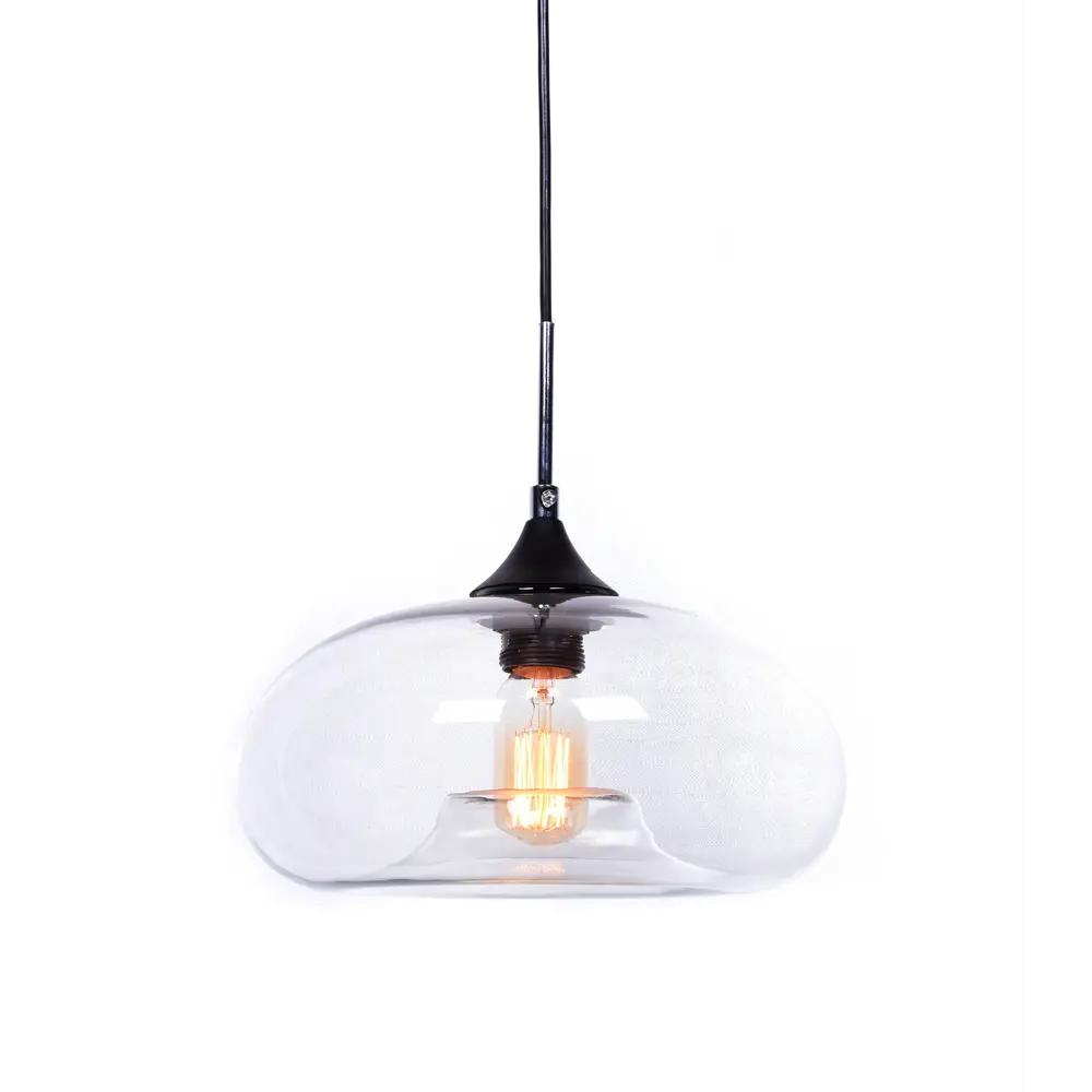 Фото 3 Светильник подвесной LUMINA DECO Brosso LDP 6810 PR 1 лампа 3 м² цвет прозрачный Фото 3 Светильник подвесной LUMINA DECO Brosso LDP 6810 PR 1 лампа 3 м² цвет прозрачный