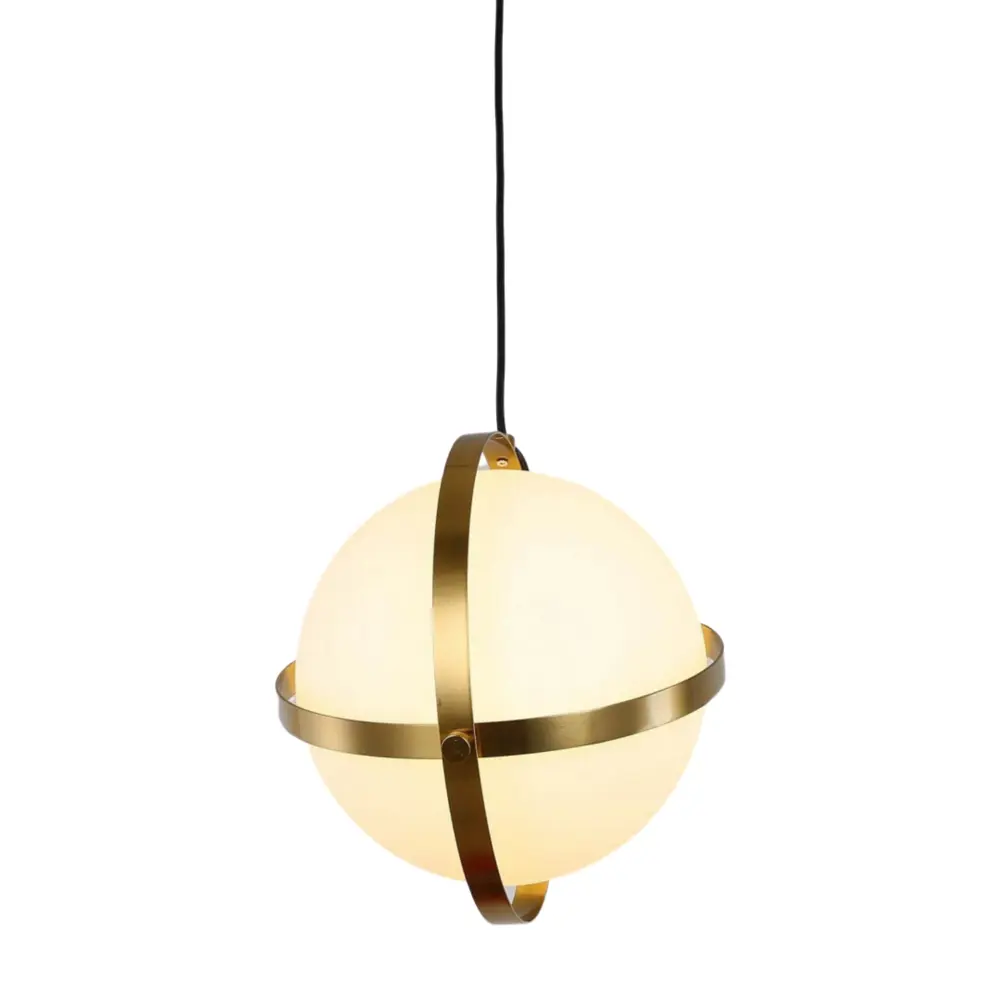 Фото 2 Светильник подвесной LUMINA DECO Signia LDP 6833-250 WT+GD 1 лампа 3 м² цвет золото Фото 2 Светильник подвесной LUMINA DECO Signia LDP 6833-250 WT+GD 1 лампа 3 м² цвет золото