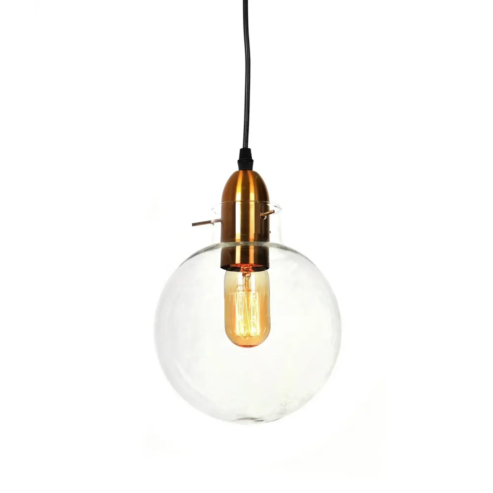 Фото 3 Светильник подвесной LUMINA DECO Calvi LDP 6838-1 PR+MD 1 лампа 3 м² цвет прозрачный Фото 3 Светильник подвесной LUMINA DECO Calvi LDP 6838-1 PR+MD 1 лампа 3 м² цвет прозрачный