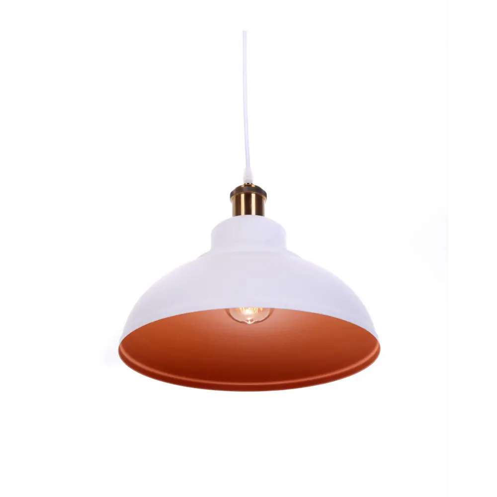 Фото 3 Светильник подвесной LUMINA DECO Boggi LDP 6858 WT+BRONZE 1 лампа 3 м² цвет белый Фото 3 Светильник подвесной LUMINA DECO Boggi LDP 6858 WT+BRONZE 1 лампа 3 м² цвет белый