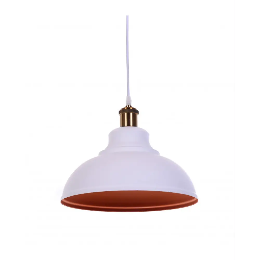 Фото 4 Светильник подвесной LUMINA DECO Boggi LDP 6858 WT+BRONZE 1 лампа 3 м² цвет белый Фото 4 Светильник подвесной LUMINA DECO Boggi LDP 6858 WT+BRONZE 1 лампа 3 м² цвет белый