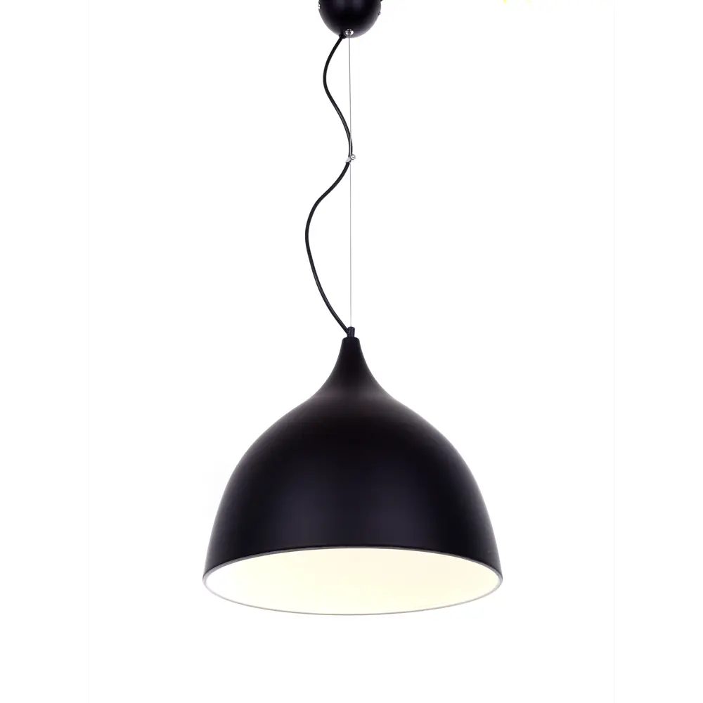 Фото Светильник подвесной LUMINA DECO Vittorio LDP 7520 BK MAT 1 лампа 3 м² цвет черный Фото Светильник подвесной LUMINA DECO Vittorio LDP 7520 BK MAT 1 лампа 3 м² цвет черный