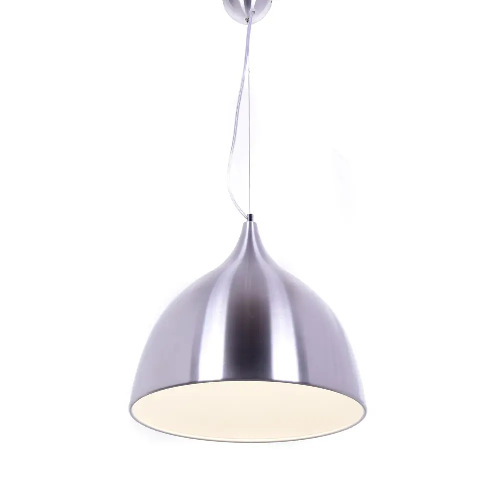 Фото 2 Светильник подвесной LUMINA DECO Vittorio LDP 7520 SL+WT 1 лампа 3 м² цвет хром Фото 2 Светильник подвесной LUMINA DECO Vittorio LDP 7520 SL+WT 1 лампа 3 м² цвет хром