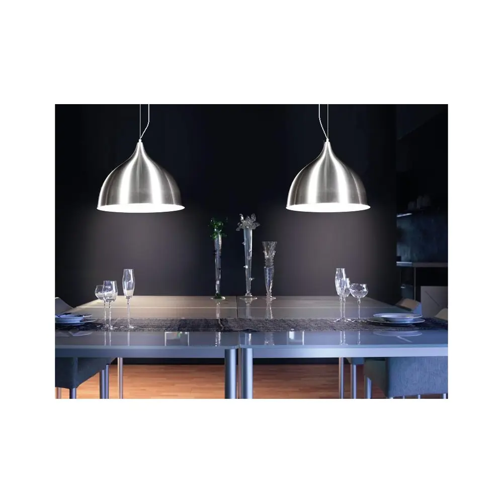 Фото 5 Светильник подвесной LUMINA DECO Vittorio LDP 7520 SL+WT 1 лампа 3 м² цвет хром Фото 5 Светильник подвесной LUMINA DECO Vittorio LDP 7520 SL+WT 1 лампа 3 м² цвет хром