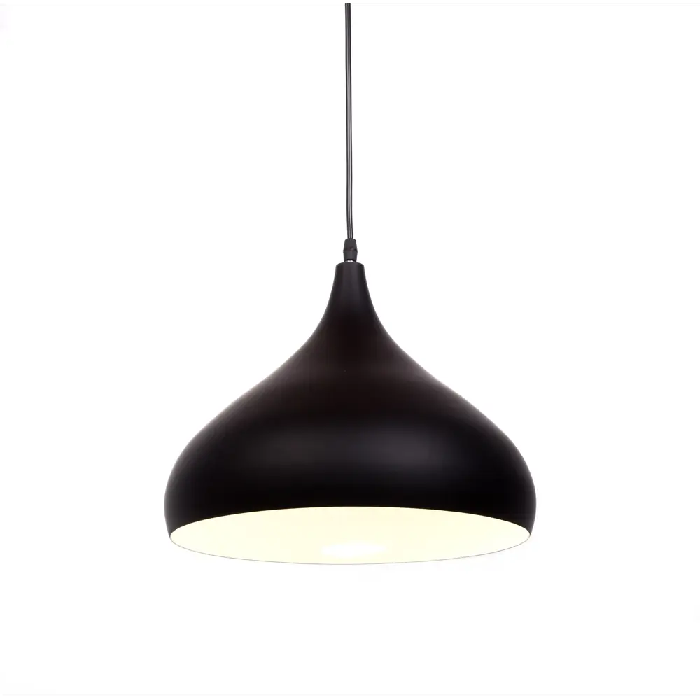 Фото 4 Светильник подвесной LUMINA DECO Folina LDP 7558 BK 1 лампа 3 м² цвет черный Фото 4 Светильник подвесной LUMINA DECO Folina LDP 7558 BK 1 лампа 3 м² цвет черный
