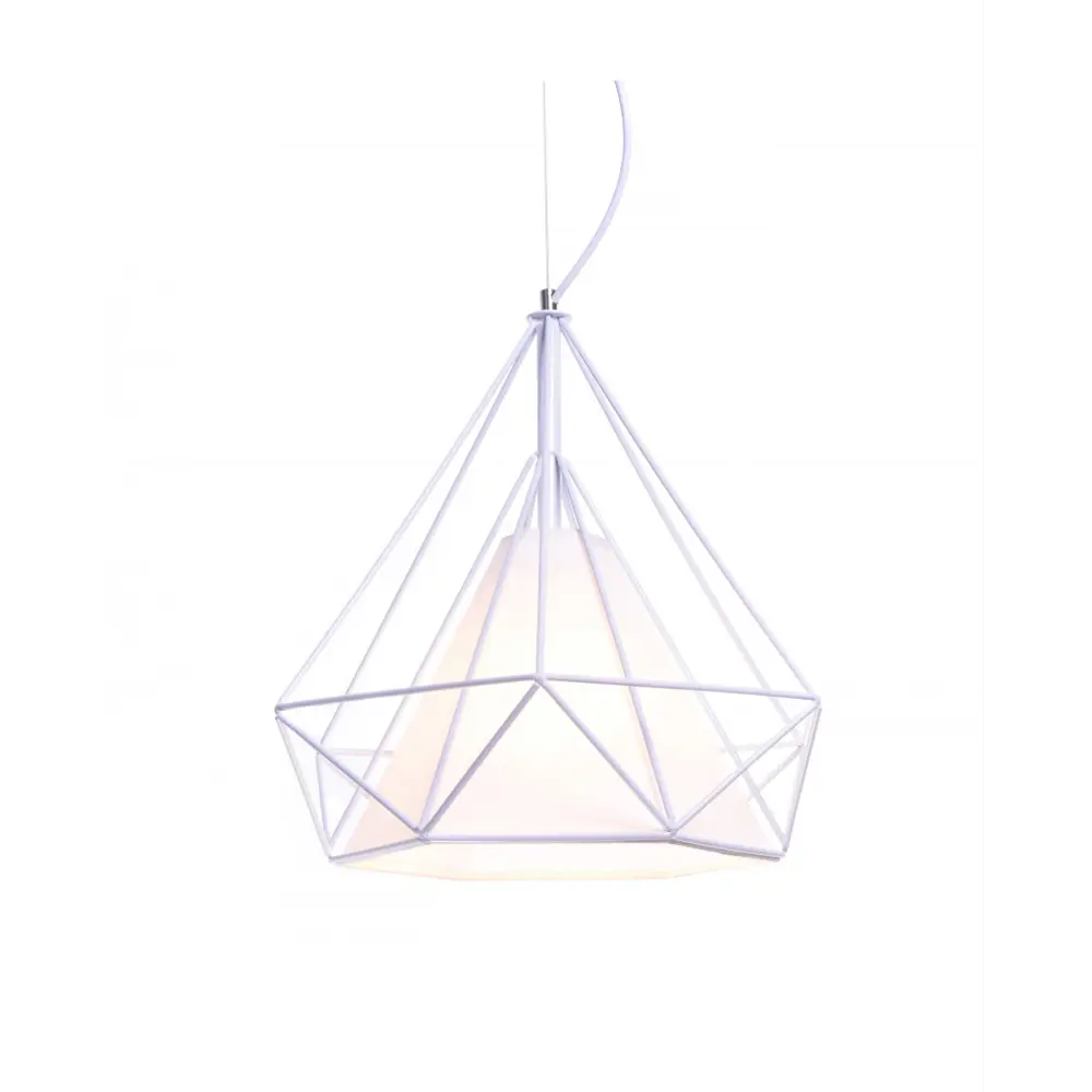 Фото 3 Светильник подвесной LUMINA DECO Forti LDP 7921 WT 1 лампа 3 м² цвет белый Фото 3 Светильник подвесной LUMINA DECO Forti LDP 7921 WT 1 лампа 3 м² цвет белый