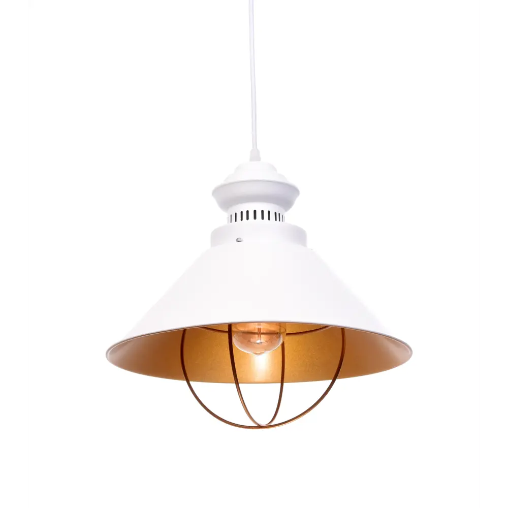 Фото 3 Светильник подвесной LUMINA DECO Kugar LDP 7930 WT 1 лампа 3 м² цвет белый Фото 3 Светильник подвесной LUMINA DECO Kugar LDP 7930 WT 1 лампа 3 м² цвет белый