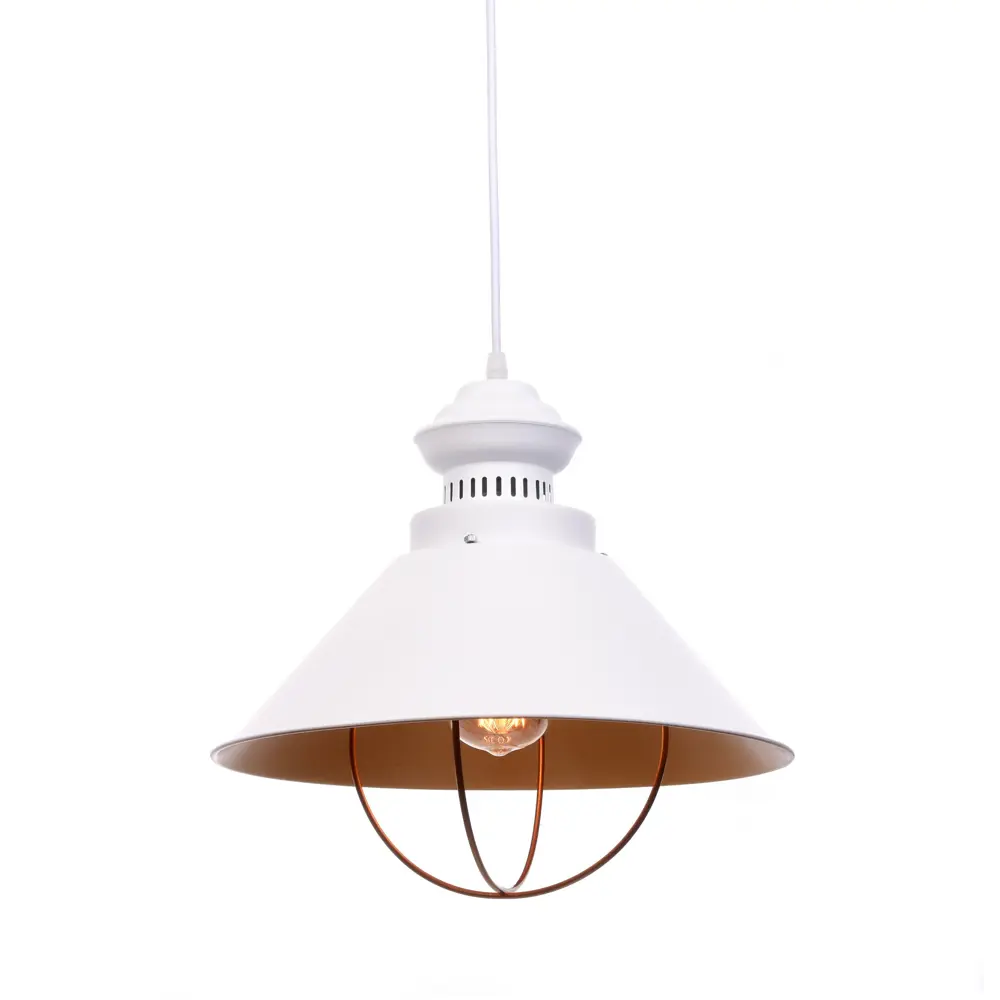 Фото 4 Светильник подвесной LUMINA DECO Kugar LDP 7930 WT 1 лампа 3 м² цвет белый Фото 4 Светильник подвесной LUMINA DECO Kugar LDP 7930 WT 1 лампа 3 м² цвет белый